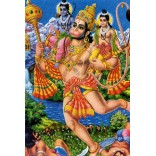 Hanuman carrying Ram and Lakshman 2